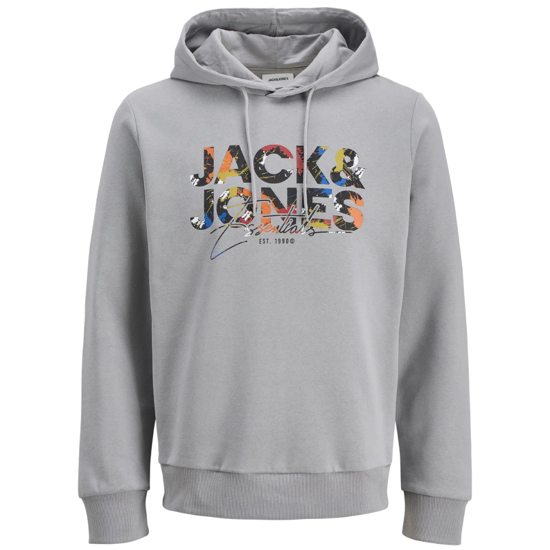 J&J Sivi Muški Duks JJGEPLAS SWEET HOOD